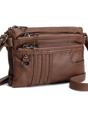 Multiple Pockets Small Crossbody Purse Cell Phone Purse Shoulder Bags for Women